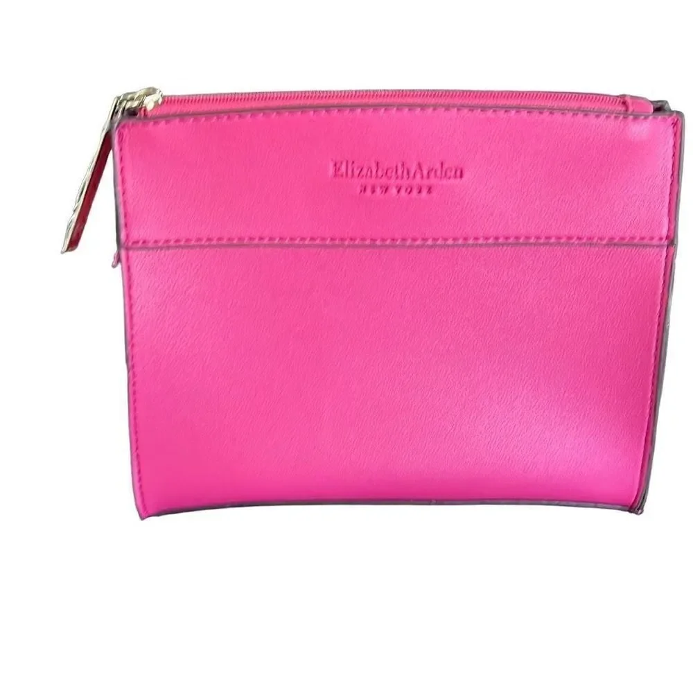 Elizabeth Arden, mini hot pink cosmetic bag
